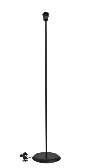 Heronia 09-0132 | FLB-03-B BLACK Βάση φωτιστικό δαπέδου μεταλλικό H126cm