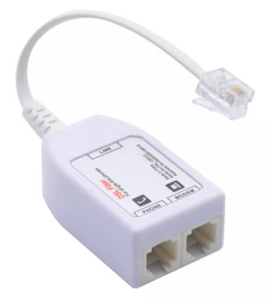 POWERTECH ADSL-06 | POWERTECH VDSL Splitter με φίλτρο ADSL-06, RJ11, λευκό