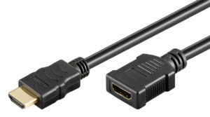 GOOBAY 61313 | GOOBAY καλώδιο προέκτασης HDMI 61313 Ethernet, 4K/60Hz 18Gbps, 5m, μαύρο