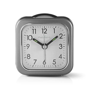 Nedis Table Clock with Alarm Clock (CLDK005GY) (NEDCLDK005GY)