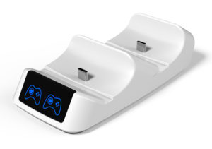 ROAR RR-0019 | ROAR βάση φόρτισης gamepad RR-0019 για 2x PS5 DualSense, λευκή