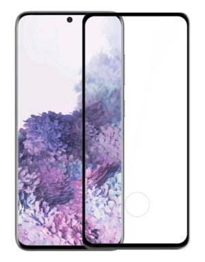 POWERTECH για Samsung Galaxy S20 Μαύρο | Προστασία Οθόνης Κινητού Full Face Tempered Glass 5D Full Glue