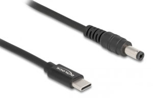 DELOCK 87977 | DELOCK καλώδιο τροφοδοσίας 87977, USB-C σε 5.5x2.1mm, 1.5m, μαύρο