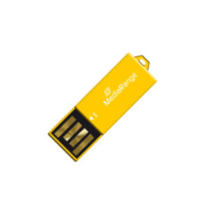 MEDIARANGE USB 2.0 NANO FLASH DRIVE 16GB YELLOW (MR976)