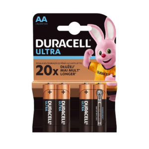 Duracell Alkaline Batteries AA 1.5V 4pcs (DAALR6MN15004) (DURDAALR6MN15004)