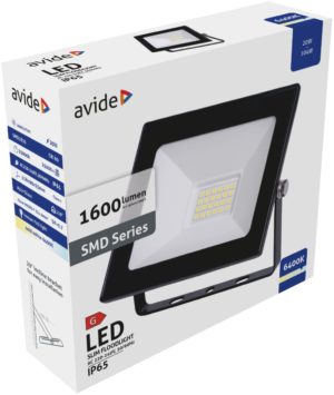 Avide Value LED Προβολέας Slim SMD 20W Ψυχρό 6400K