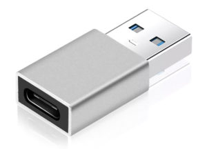 POWERTECH PTH-063 | POWERTECH αντάπτορας USB 3.0 αρσενικό σε USB-C θηλυκό PTH-063, ασημί