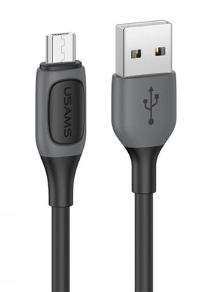 USAMS SJ597USB01 | USAMS καλώδιο Micro USB σε USB US-SJ597, 2A, 1m, μαύρο