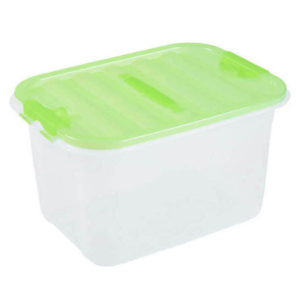 Homeplast Pin Box 15L Πράσινο | Κουτί Αποθήκευσης με Καπάκι 33×25×19cm Πλαστικό