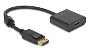 DELOCK 63585 | DELOCK αντάπτορας DisplayPort σε HDMI 63585, 4K/30Hz, active, μαύρος