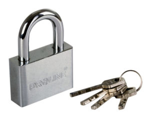 PROLINE PR-24840 | PROLINE λουκέτο ασφαλείας 24840, 4x κλειδιά, μεταλλικό, 40mm