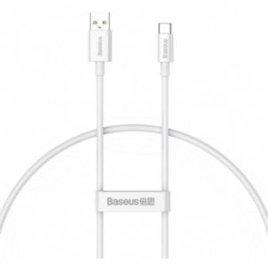 Baseus Cable USB do USB-C Superior 100W 0.25m (white) (P10320102214-00) (BASP10320102214-00)