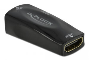 DELOCK 66560 | DELOCK αντάπτορας HDMI σε VGA 66560, 1080p/60Hz, μαύρος