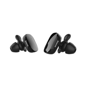 Baseus W02 Encok Earphone Bluetooth W02 Truly Wireless headset Black (NGW02-01) (BASNGW02-01)