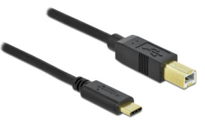 DELOCK 83330 | DELOCK καλώδιο USB-C σε USB Type B 83330, 2m, μαύρο