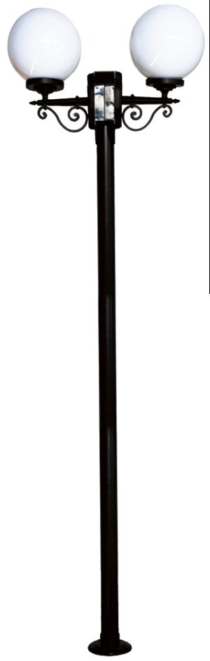 Heronia 23-0008 | Κολώνα LP-100EΒ 2L 200cm BLACK ΚΑΡΑΒΟΛΟΣ