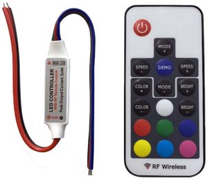 Avide LED Strip 12V 144W RGB 17 keys RF Remote and Controller