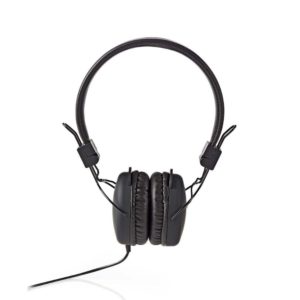 Nedis Wired On Ear Headphones Black (HPWD1100BK) (NEDHPWD1100BK)