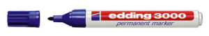 EDDING 4-3000003 | EDDING ανεξίτηλος μαρκαδόρος 3000, 1.5-3mm, επαναγεμιζόμενος, μπλε