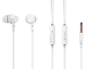 CELEBRAT CL-G19-WH | CELEBRAT earphones με μικρόφωνο G19, 3.5mm, 1.2m, λευκά