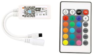 Avide LED Strip 12V 100W RGB+W IR Remote and WIFI Controller
