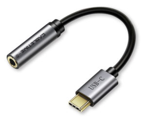 CABLETIME 5210131038529 | CABLETIME καλώδιο USB Type-C σε 3.5mm C160, Digital Version, 0.1m, μαύρο