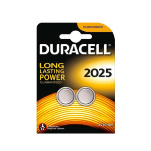 Duracell Long Lasting Power Lithium Watch Batteries CR2025 3V 2pcs (DLLPCR2025)(DURDLLPCR2025)