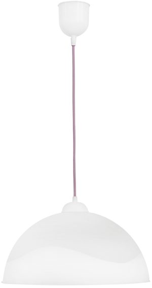 Heronia 35-0008 | Κρεμαστό φωτιστικό SFERA/36 1/L WHITE-PINK