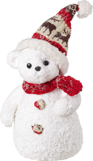 JK Home Décor - Αρκουδάκι Χριστουγέννων 40cm 1τμχ