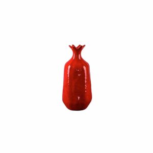 JK Home Décor - Ρόδι Κεραμικό Κόκκινο 11x30cm 1τμχ