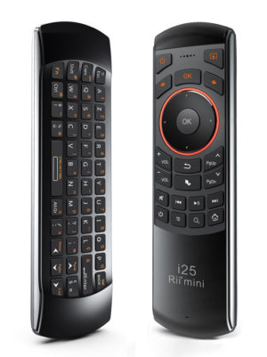 RIITEK RT-MWK25 | RIITEK τηλεχειριστήριο Mini i25 με πληκτρολόγιο & air mouse, 2.4GHz