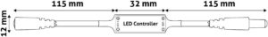 Avide LED Strip 12V 144W Dimmer 11 Keys RF Remote and Controller