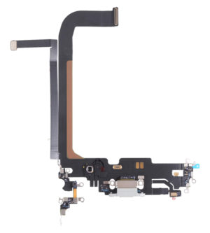 Charging port flex cable SPIP13PM-0003 για iPhone 13 Pro Max, λευκό
