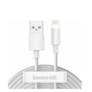 Baseus Wisdom Regular USB to Lightning Cable White1.5m (TZCALZJ-02) (BASTZCALZJ02)