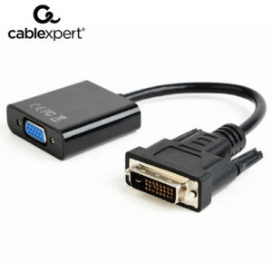 CABLEXPERT AB-DVID-VGAF-01 | CABLEXPERT DVI-D TO VGA ADAPTER CABLE BLACK RETAIL PACK
