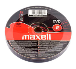 MAXELL 275730-41-TE | MAXELL DVD-R 4.7GB/120min, 16x speed, spindle pack 10τμχ