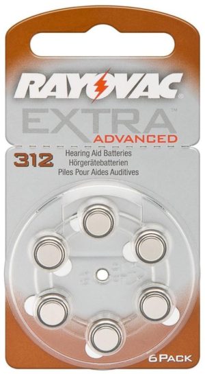 RAYOVAC EXTRA ADVANCED 312 BL6