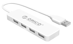 ORICO FL01-WH-BP | ORICO USB Hub FL01, 4x USB, λευκό