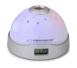 ESPERANZA EHC001 | ESPERANZA επιτραπέζιο ρολόι EHC001 με προβολέα & LED, ξυπνητήρι