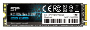 SILICON POWER SP001TBP34A60M28 | SILICON POWER SSD PCIe Gen3x4 P34A60 M.2 2280, 1TB, 2.200-1.600MB/s