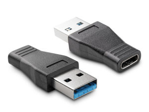 POWERTECH CAB-U097 | POWERTECH αντάπτορας USB 3.0 σε USB-C θηλυκό CAB-U097, μαύρος