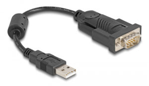 DELOCK 61549 | DELOCK καλώδιο USB σε RS-232 61549, 921.6Kbps, 0.25m, μαύρο