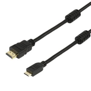 POWERTECH CAB-H011 | POWERTECH καλώδιο HDMI σε HDMI Mini CAB-H011, με Ethernet, 1.5m, μαύρο