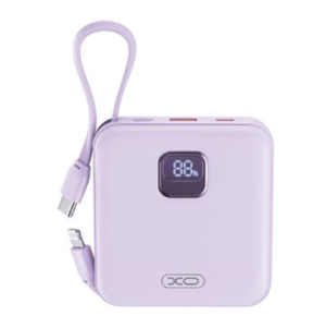 PR235 22.5W multi port fast charging digital display power bank 10000mAh (Purple)