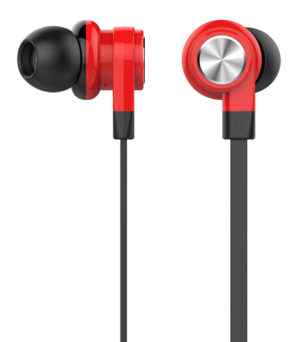 CELEBRAT D9-RD | CELEBRAT earphones με μικρόφωνο D9, 10mm, 3.5mm, 1.2m, κόκκινα