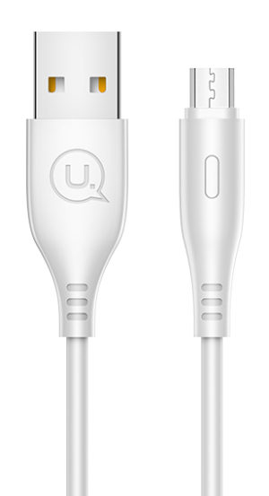USAMS SJ268USB02 | USAMS καλώδιο Micro USB σε USB US-SJ268, 2A, 1m, λευκό