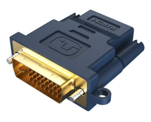 CABLETIME 5210131039489 | CABLETIME αντάπτορας HDMI σε DVI 24+1 AV599, with Ring, 1080p, μπλε