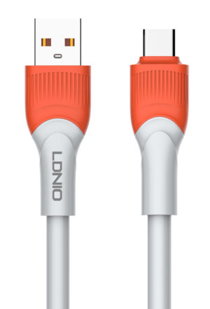 LDNIO 5210131078655 | LDNIO καλώδιο USB-C σε USB LS601, 30W, 1m, γκρι