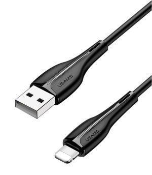 USAMS SJ371USB01 | USAMS καλώδιο Lightning σε USB US-SJ371, 2A, 1m, μαύρο