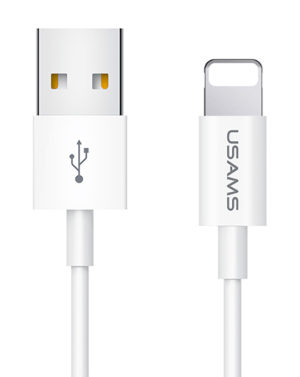 USAMS SJ283USB01 | USAMS καλώδιο Lightning σε USB US-SJ283, 2A, 1m, λευκό